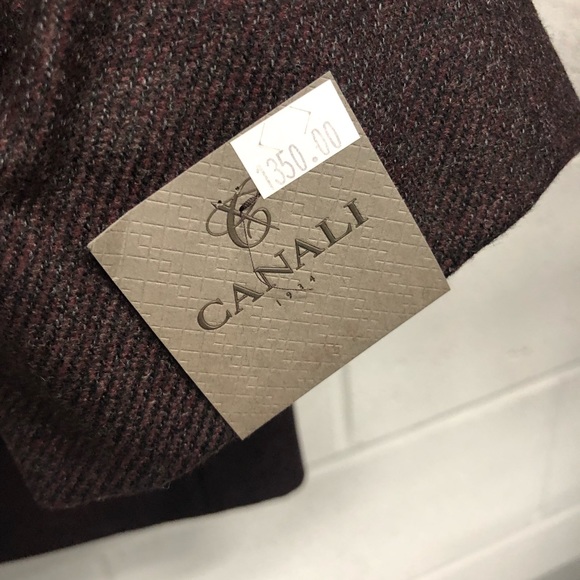 Canali Sport Coat plum 56L - Picture 7 of 8
